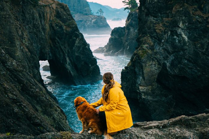 Hiking with Golden Retriever